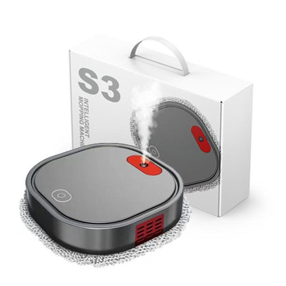 Smart Robot Mopping Cleaner Dry Wet Floor Sweeper Machine With Spray Humidifier, Dark Gray