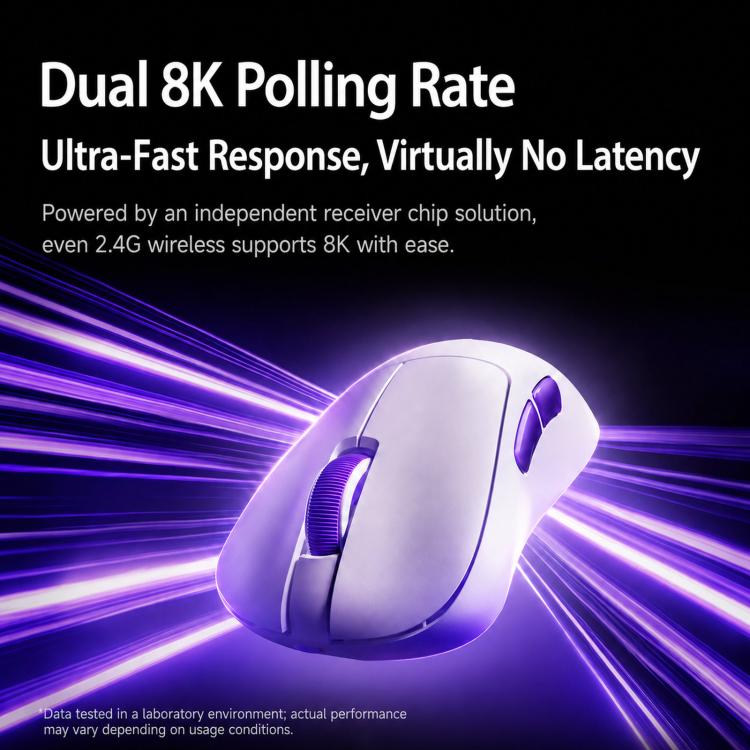 AKKO Nest 3-Mode E-Sports Gaming Mouse Dual 8K Ergonomic Design Mouse