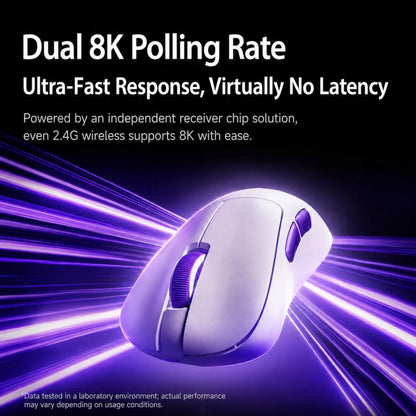 AKKO Nest 3-Mode E-Sports Gaming Mouse Dual 8K Ergonomic Design Mouse