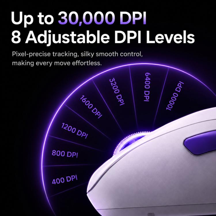 AKKO Nest 3-Mode E-Sports Gaming Mouse Dual 8K Ergonomic Design Mouse