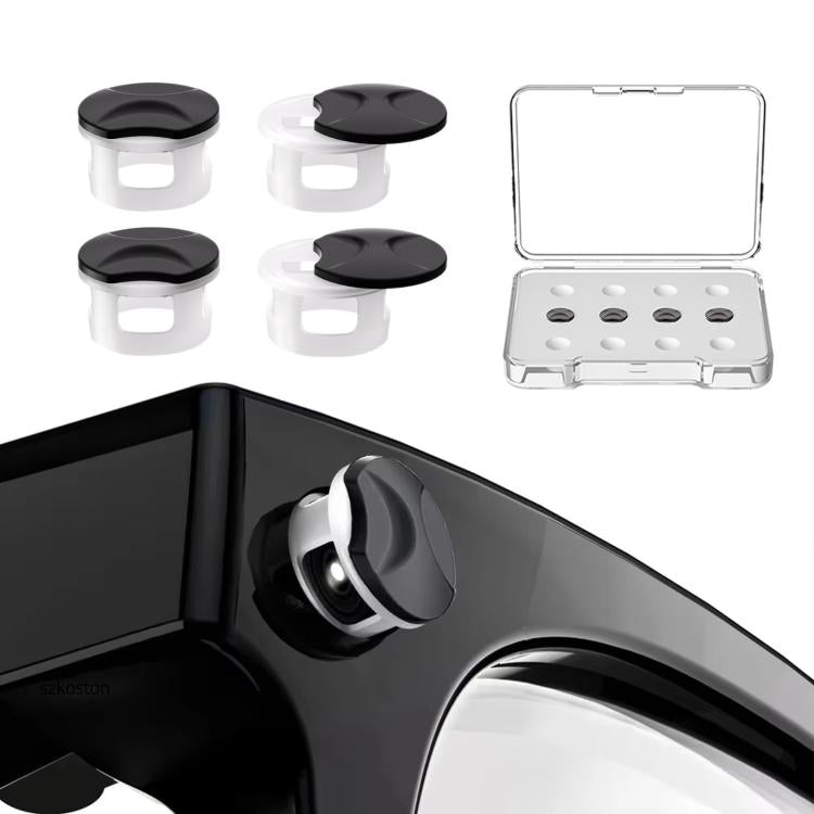 For Meta Ray-Ban Wayfarer / Skyler / Headliner 4pcs /Box Smart Glasses Privacy LED Light Cover Cap
