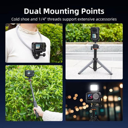 For DJI Osmo Action 6 Flymile Action Camera Metal Protective Case Extension Frame