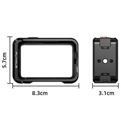 For DJI Osmo Action 6 Flymile Action Camera Metal Protective Case Extension Frame