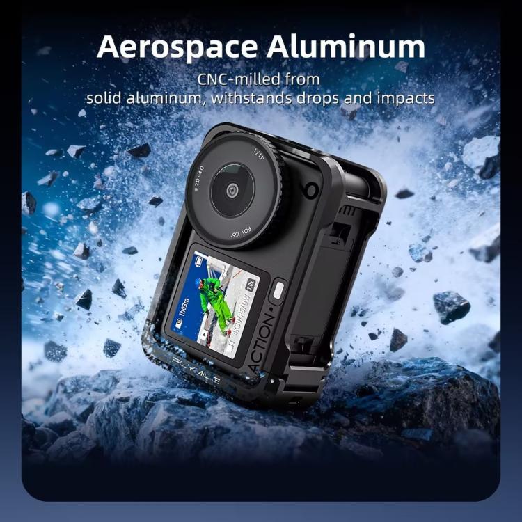 For DJI Osmo Action 6 Flymile Action Camera Metal Protective Case Extension Frame