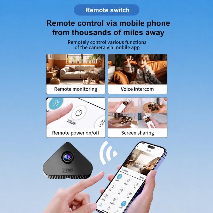 X3 Mini Wireless Security Camera 3MP WiFi Indoor Camera With Magnetic Mount, 2-Way Audio, Night Vision, X3