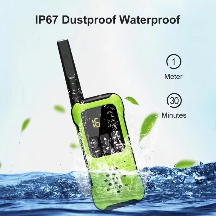 1 Pair Outdoor Walkie-Talkies IP67 Waterproof Floatable PMR446 License-Free, RETEVIS RT649P EU Band, RETEVIS RT49P US Band