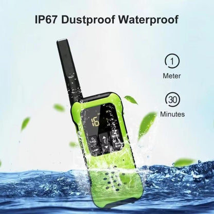 1 Pair Outdoor Walkie-Talkies IP67 Waterproof Floatable PMR446 License-Free, RETEVIS RT649P EU Band, RETEVIS RT49P US Band