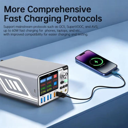 AiXUN P3208S Intelligent Adjustable DC Regulated Power Supply Meter Mobile Phone Repair Power Supply, EU Plug, US Plug