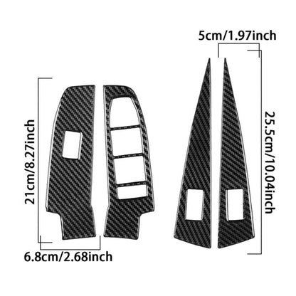 For BMW 5 Series i5 G60 / G68 2023-2026 Window Lifter Control Panel Sticker, LHD, RHD