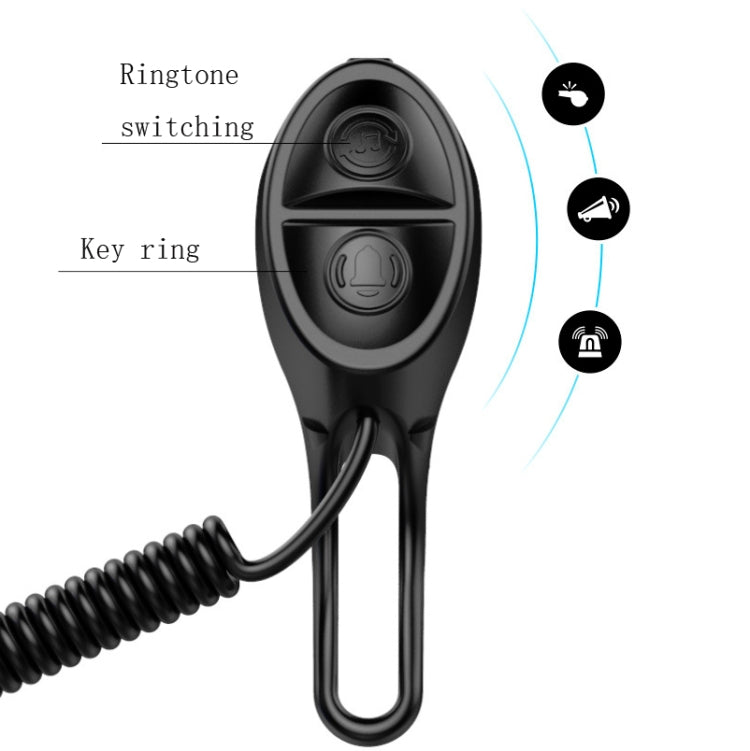 Twooc T-002 120 dB Accessoires Vélo Trottinette Klaxon Électrique Rechargeable USB