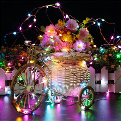 22m 200 LEDs Solar Powered Home Garden Copper Wire String Fairy Light Outdoor Christmas Party Decor Strip Lamp with 8 Modes