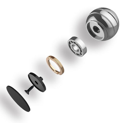 Jouet de bureau Gyroscope de décompression à billes à plateau rotatif entièrement démonté, diamètre 45 mm, diamètre 55 mm