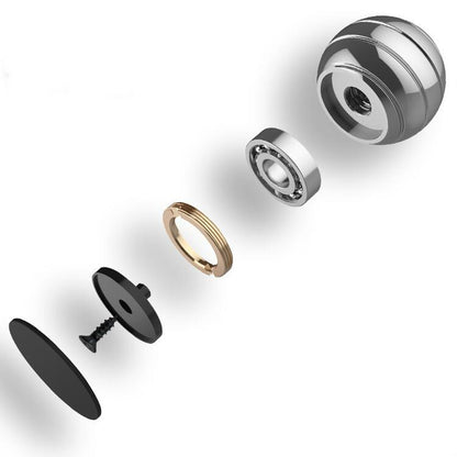 Jouet de bureau Gyroscope de décompression à billes à plateau rotatif entièrement démonté, diamètre 45 mm, diamètre 55 mm