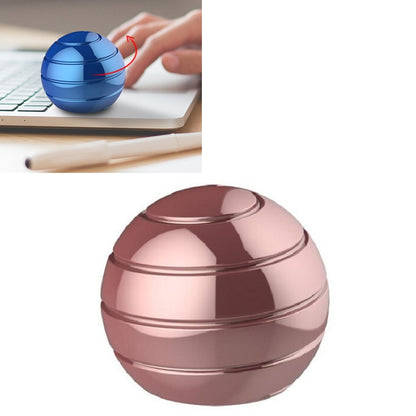 Jouet de bureau Gyroscope de décompression à billes à plateau rotatif entièrement démonté, diamètre 45 mm, diamètre 55 mm