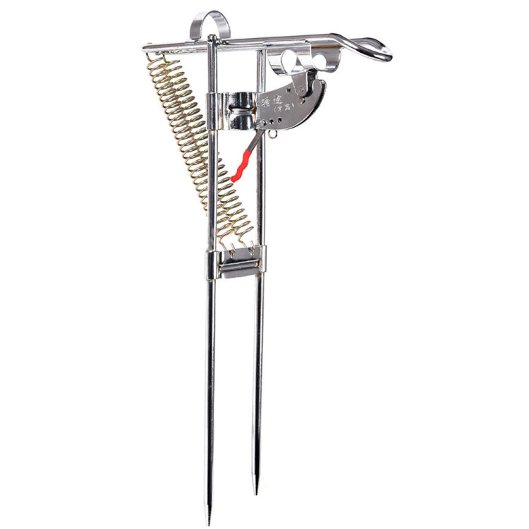 Support de levage de canne à pêche entièrement automatique en acier inoxydable à double ressort