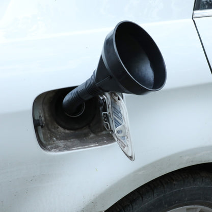 Entonnoirs en plastique universels pour voitures, camions, motos, avec bec souple, outil de versement d'huile, entonnoirs en plastique pour véhicules