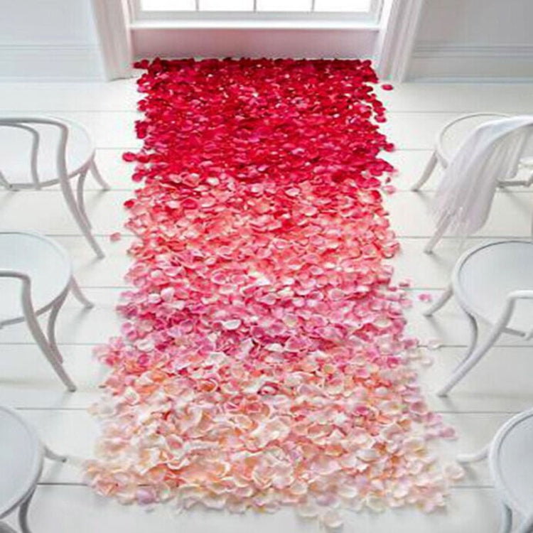 1000pcs / Pack Artificial Wedding Rose Petals Flowers Wedding Decorations