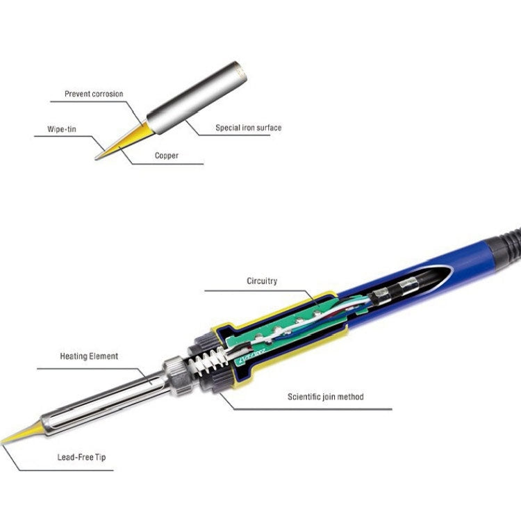 BAKU BK-452 Electric Soldering Iron Head Soldering Gun Home Mobile Phone Repair Tool, BK-452