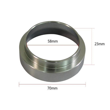 Coffee Machine Powder Picker Powder Ring Anti-flying Powder Quantitative Ring Espresso 58mm without Magnetic Machine Accessories, 58mm