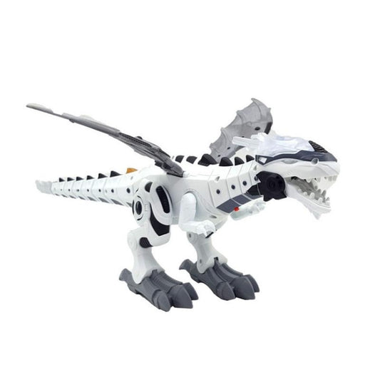 Jouets mécaniques Dinosaure électrique blanc pulvérisé Ptérosaure mécanique Jouet du monde des dinosaures Modèle de dinosaure Cadeaux pour enfants, Jouets dinosaures électriques