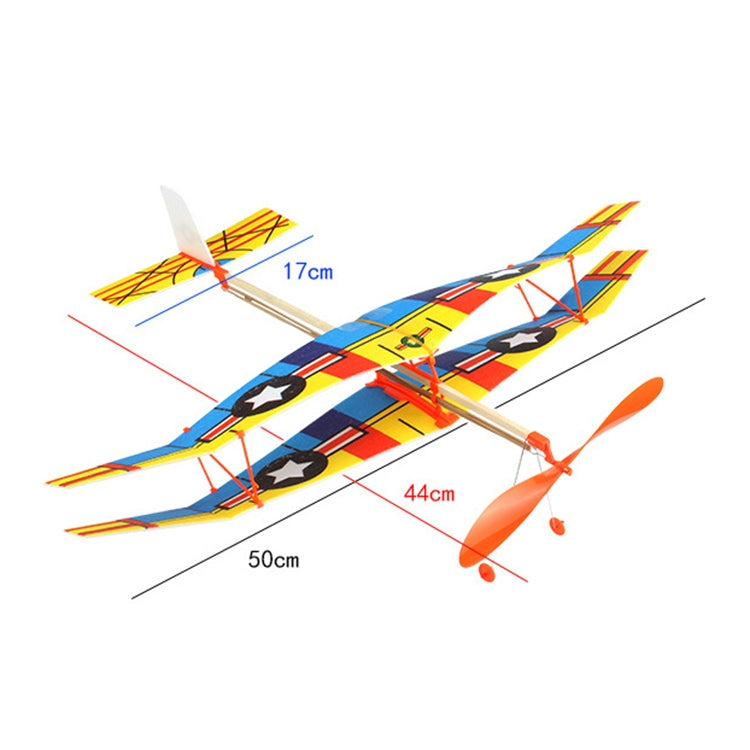Avion Planeur Modèle de Bricolage Alimenté par Élastique, Jouets Éducatifs, Livraison de Style Aléatoire, Jouet Planeur