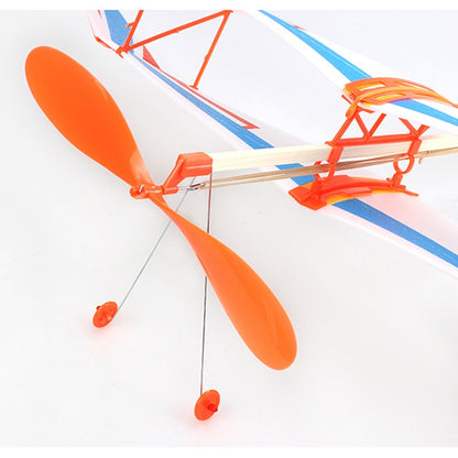 Avion Planeur Modèle de Bricolage Alimenté par Élastique, Jouets Éducatifs, Livraison de Style Aléatoire, Jouet Planeur