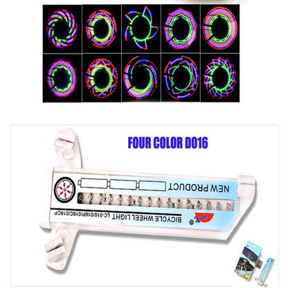Bike Cycling Bicycle Tire Valve 32 Led Flash Spoke Wheel Light, 32 LED Wheel Light