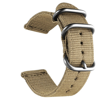 Washable Nylon Canvas Watchband, 18mm, 20mm, 22mm, 24mm