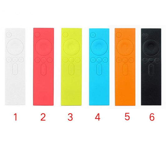 6 PCS Étui de protection en silicone souple TPU Housse de télécommande en caoutchouc pour télécommande Xiaomi I Mi TV Box