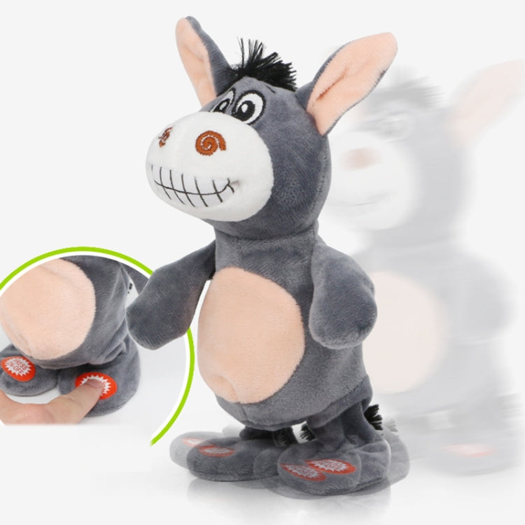 Electronic Pet Interactive Toy Smart Walking Talking Small Donkey Children Birthday Gift, Small Donkey
