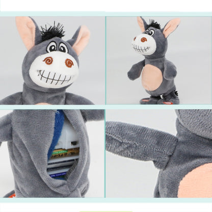 Electronic Pet Interactive Toy Smart Walking Talking Small Donkey Children Birthday Gift, Small Donkey