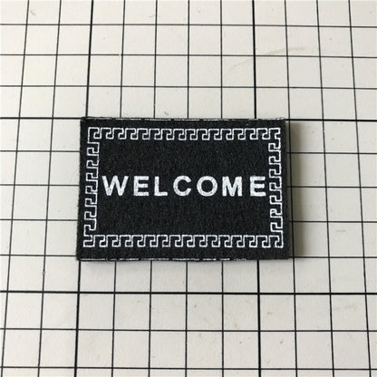 Handmade Simulation Doll House Accessories Welcome Pad Floor Mat Model