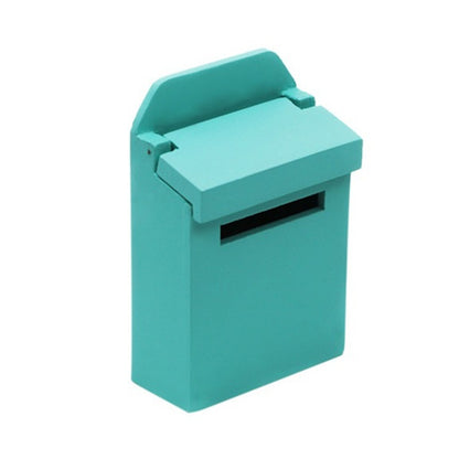 2 PCS 1:12 Doll House Accessories Mini Wooden Mailbox