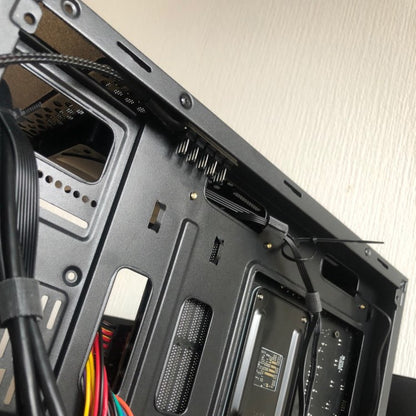 2 PCS Computer Fan PWM Hub Computer Chassis Fan Hub, A Drag Five, A Drag Four