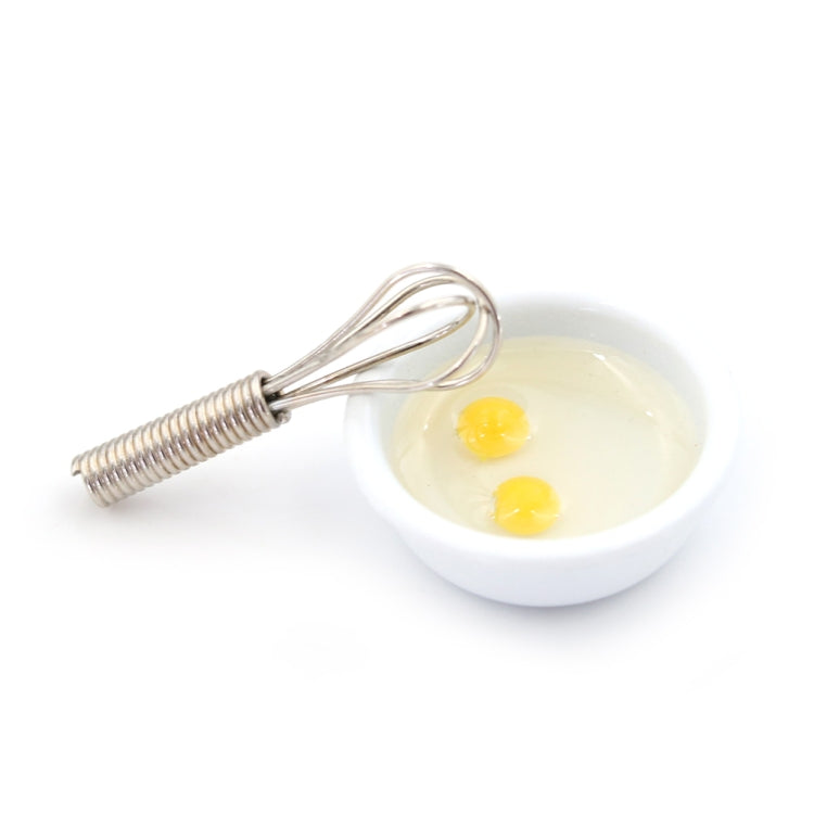 Miniature Scène de Jeu Alimentaire Modèle Maison de Poupée Accessoires Mini Fouet Manuel Set, Fouet Manuel Set