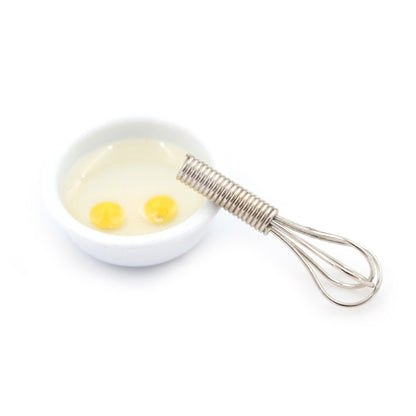 Miniature Scène de Jeu Alimentaire Modèle Maison de Poupée Accessoires Mini Fouet Manuel Set, Fouet Manuel Set