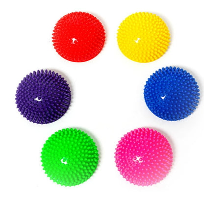 Pierres de gué d'équilibre hémisphérique Balle de massage hérissée Durian Jeux d'intérieur et d d'extérieur d'intégration sensorielle Jouets pour enfants, Jaune, Violet, Rose Rouge, Rouge, Bleu, Vert