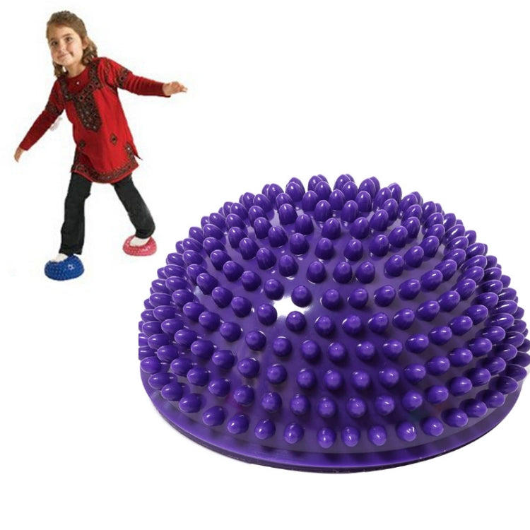 Pierres de gué d'équilibre hémisphérique Balle de massage hérissée Durian Jeux d'intérieur et d d'extérieur d'intégration sensorielle Jouets pour enfants, Jaune, Violet, Rose Rouge, Rouge, Bleu, Vert