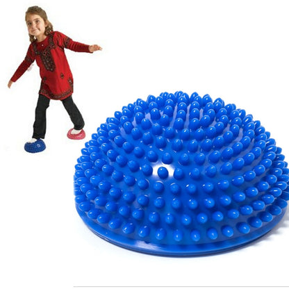 Pierres de gué d'équilibre hémisphérique Balle de massage hérissée Durian Jeux d'intérieur et d d'extérieur d'intégration sensorielle Jouets pour enfants, Jaune, Violet, Rose Rouge, Rouge, Bleu, Vert