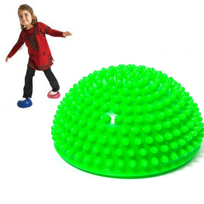 Pierres de gué d'équilibre hémisphérique Balle de massage hérissée Durian Jeux d'intérieur et d d'extérieur d'intégration sensorielle Jouets pour enfants, Jaune, Violet, Rose Rouge, Rouge, Bleu, Vert