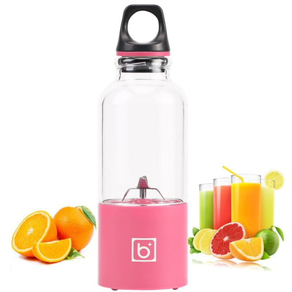 500ml Mini Portable Electric Juicer Cup USB Rechargeable Juicer Blender Maker Shaker Squeezers Fruit Orange Juice Extractor