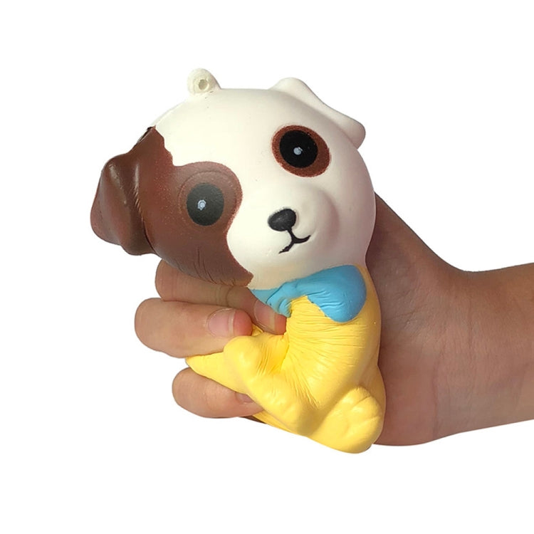 Jouets Squishy à Monter Lentement pour Enfants, Anti-Stress pour Enfants, Cadeau de Noël, Adorable petit chien (blanc), Adorable petit chien (jaune)