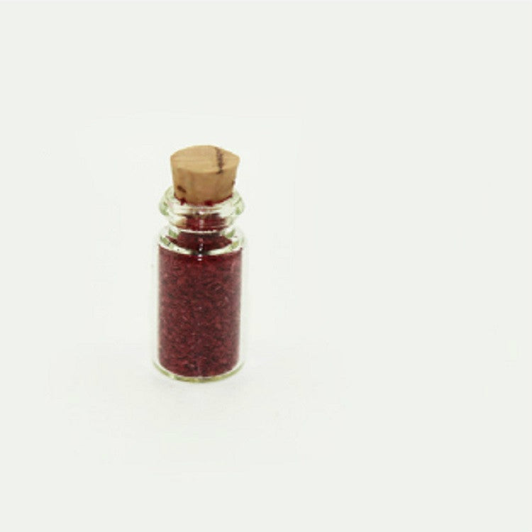 4 PCS / Set Doll House Kitchen Accessories Miniature Glass Food Bottle, Glass Food Bottle