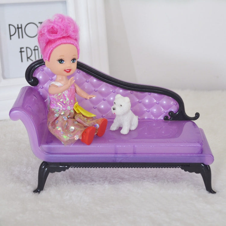 Canapé de poupée 3 pièces Accessoires de meubles de maison de poupée, canapé de poupée