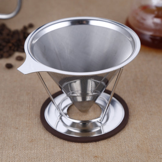 Filtre Cône Acier Inoxydable Cartouche Filtrante Thé Café Sans Papier Filtre, Filtre Acier Inoxydable