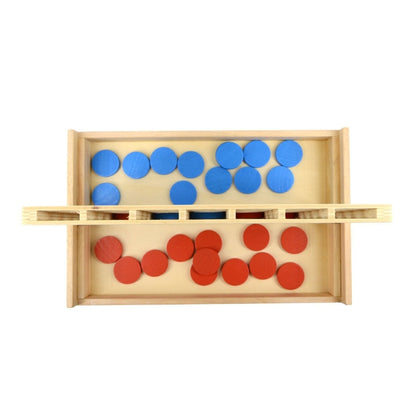 Jouets Éducatifs en Bois pour Enfants - Dames/Checkers Verticales, Dames Verticales