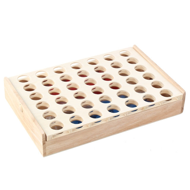 Jouets Éducatifs en Bois pour Enfants - Dames/Checkers Verticales, Dames Verticales
