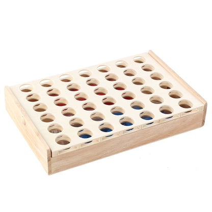 Jouets Éducatifs en Bois pour Enfants - Dames/Checkers Verticales, Dames Verticales