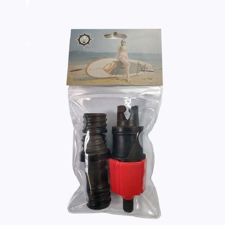 Adaptateur de valve d'air pour paddle de surf, bateau pneumatique, lit gonflable, adaptateur de pompe à air de voiture, adaptateur de pompe à air (rouge), adaptateur de pompe à air (bleu)