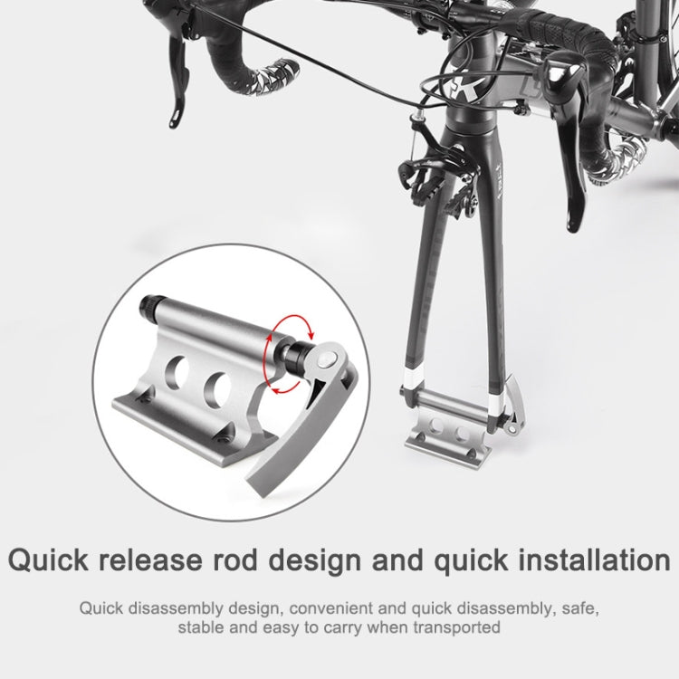 Bicycle Front Fork Fixed Clip Luggage Rack, (Yellow), (Silver), (Black), (Red)